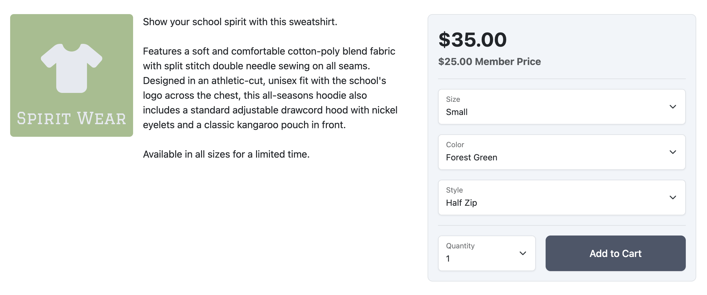 Member Pricing