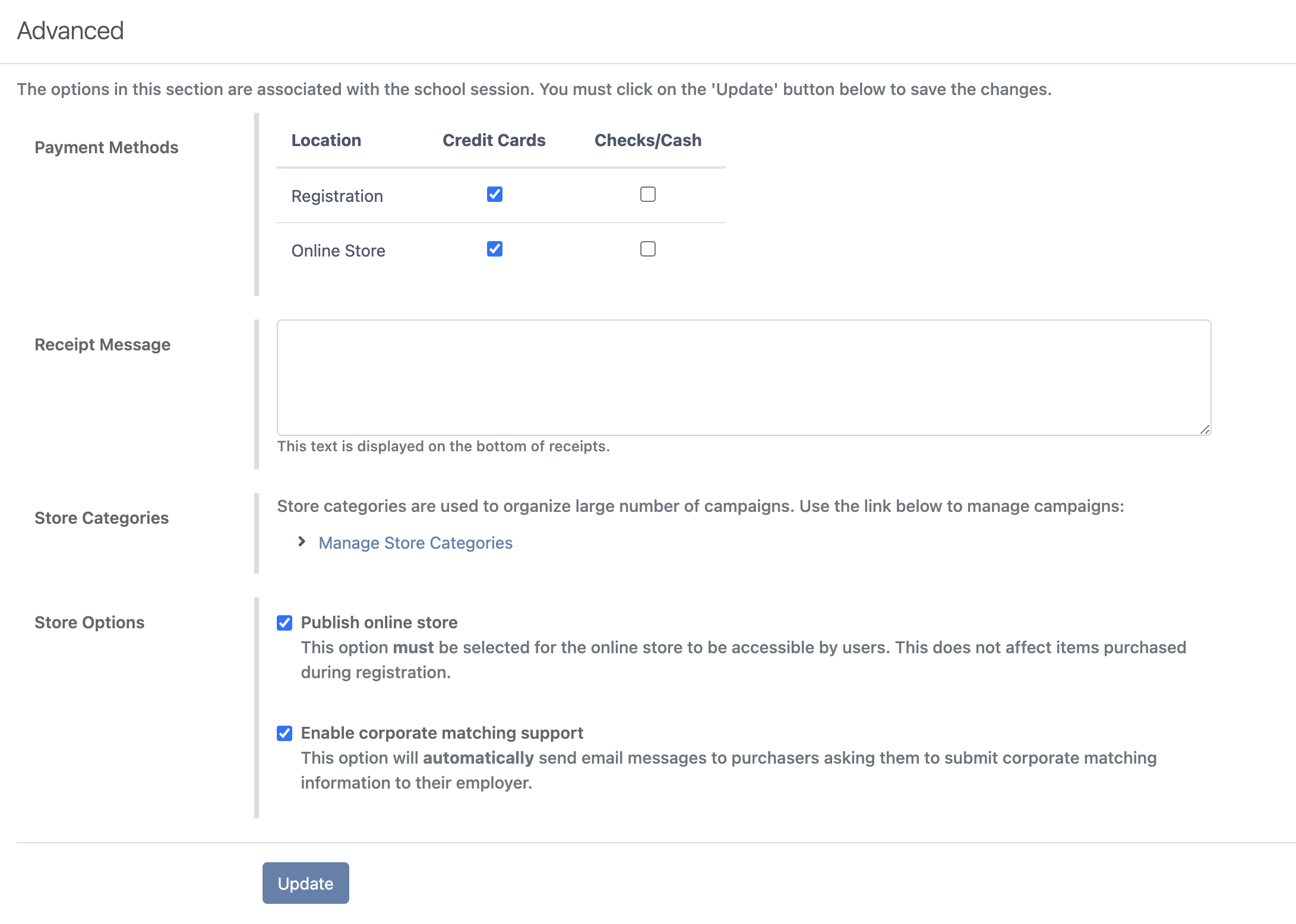 Advanced Settings