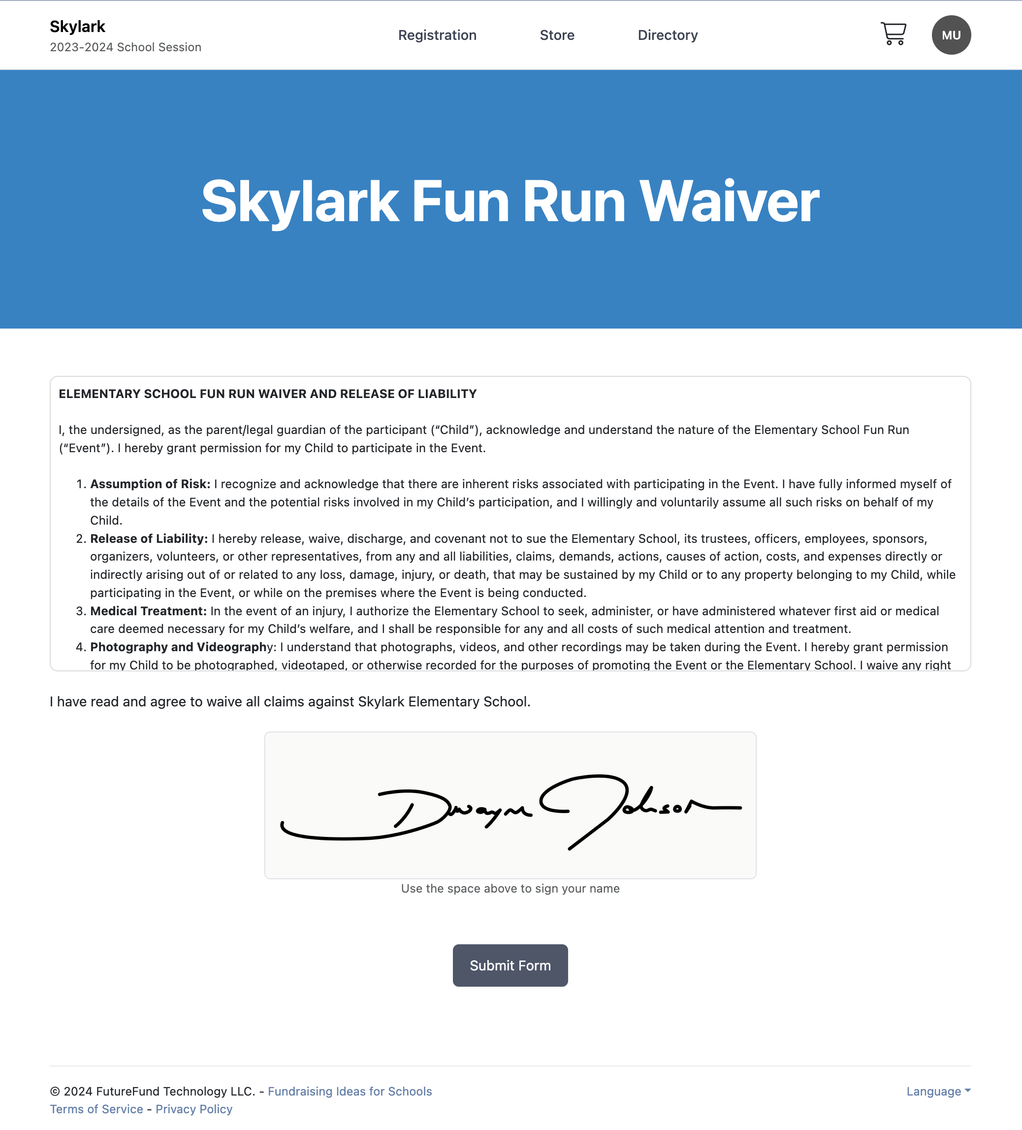 Sample Forms