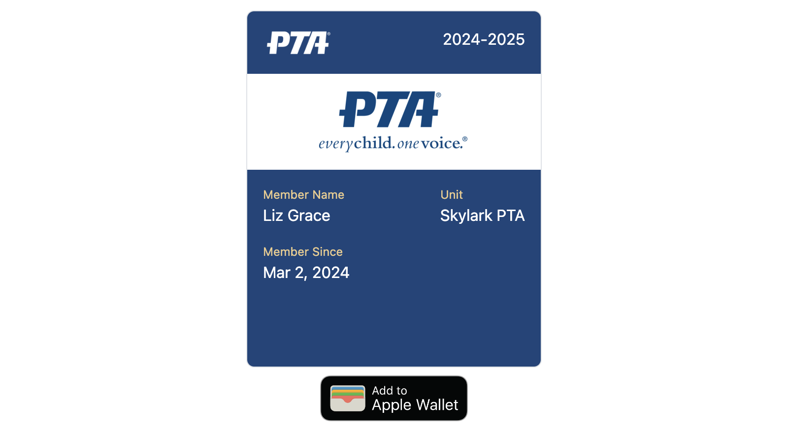 Membership Card