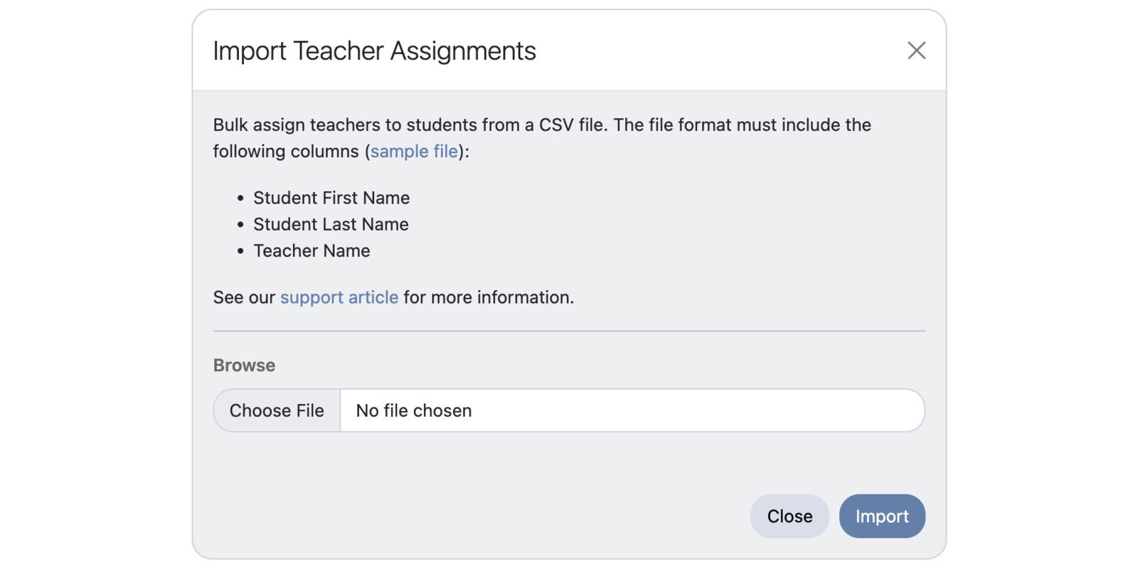 Custom CSV Export